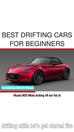 In this video, we will be featuring the Best drifting cars for beginners