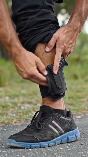 Level up your EDC!🔥 Non-slip & comfy🔥 Invisible under any pants🔥 Fits ALL small & medium handguns Sleek, secure, always ready. #AnkleHolster #ConcealedCarry #EDC #TacticalGear #UniversalFit