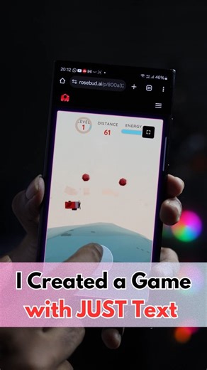 Vishnu R | ഒറ്റ ക്ലിക്കിൽ game ഉണ്ടാക്കിയാലോ 😲 What if I told you that AI can make a game for you in seconds? 🤯 Meet Rosebud AI, the future of game... | Instagram