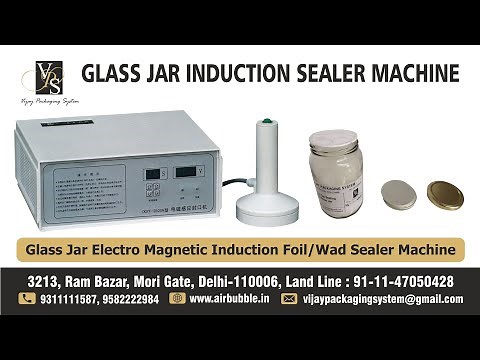 Glass Jar Induction Cap Sealing Machine and Wads