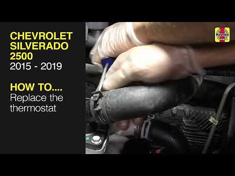 Chevrolet Silverado 2500 (2015 - 2019) - Replace the thermostat