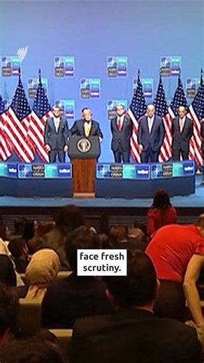 A US Secret Service 'decoy' travel plan for Donald Trump has raised ethical questions after Air Force One, with the US Secretary of State and journalists remaining on board, was cleared to fly after an alleged Iranian threat to target the plane. The Washington Post has revealed US President Donald Trump secretly climbed off the plane and into an airport catering truck minutes after he was filmed boarding the aircraft in Türkiye in July. For the latest news, visit @sbsnews_au (link in bio)