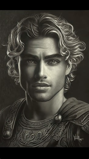 Breathtaking Spartan warrior drawing capturing power, courage, and precision