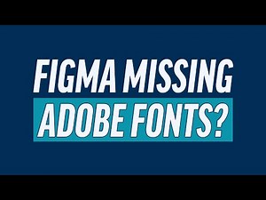 How to Use Adobe Fonts in Figma
