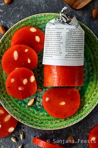 Malindi Halwa - Lozi (Kenyan Almond Halwa) - Sanjana Feasts - East African Dishes