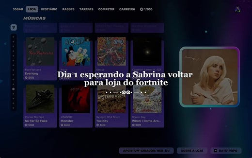 Sabrina Carpenter's Volta Fortnite Connection