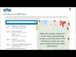 How to Set Up your GED Account: LCC Students