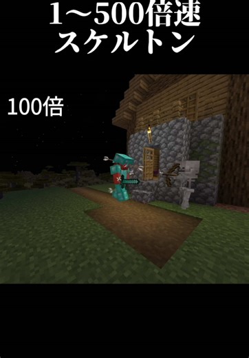 スケルトンの超高速アクション！