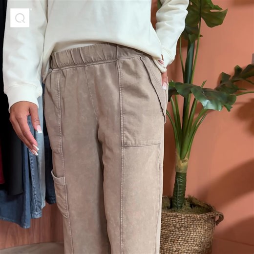 The LOGO Lounge wide-leg pant is equally comfy & cute. | QVC