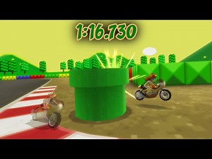 [MKWii TAS] SNES Mario Circuit 3 (No Glitch) - 1:16.730