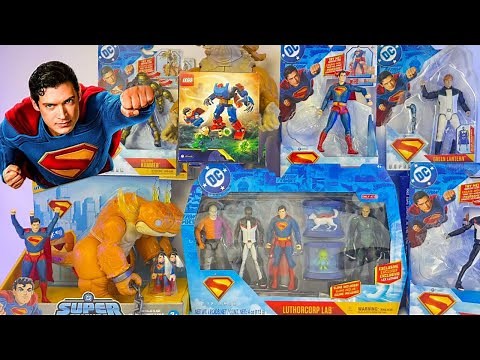 Superman 2025 Movie Toys! NEW DC Multiverse & Spin Master Figures Unboxing Review