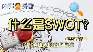 SWOT方法，一个做到分析自己和对手方法？让你迅速做出对策！#财经知识 #商业思维 #知识 #分析问题