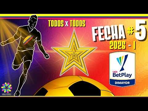 This is how Matchday 5 of the 2026 BetPlay League is played - I ⚽ | 🇨🇴 Colombian Football Matchda...