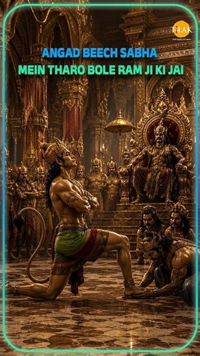 🚩 अंगद की अटल भक्ति और साहस से गूंज उठा प्रभु श्रीराम का जयकारा।