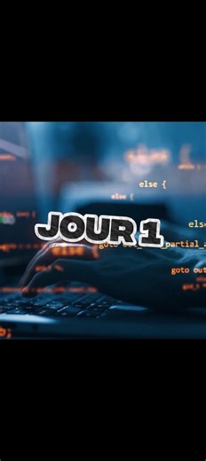 jour 1 pour apprendre a coder 🔥 #song #cat #automobile #codage #helloworld #work #millionviews