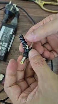 How to repair broken laptop charger cable #shorts #howto #viral