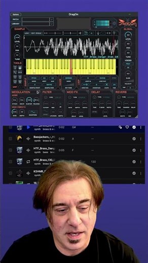 Splice horn sample into a cool patch in less than a minute!