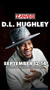 D.L. Hughley returns to Zanies September 12-14! You know the astute and politically savvy comedian from The D.L. Hughley Show, The Hughleys, and his many stand-up specials. Tickets are selling quickly, Nashville. Get yours today while you still can! | Zanies Nashville