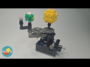 Lego Mini Orrery Tutorial - Sun, Earth, and Moon model