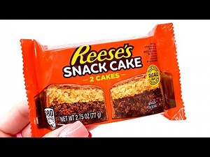 Reese's Snack Cake - Unwrapping