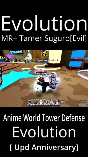 Evolution LR+ Tamer Suguro [Evil] #awtd #roblox #pakciferz #animeworldtowerdefense