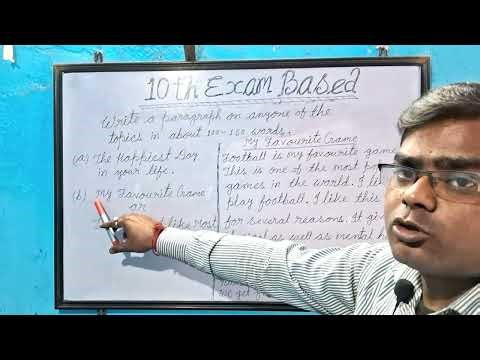 Paragraph explained easy process for 10th exams based.