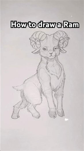 How to draw a completely normal ram