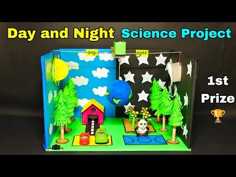 Day and Night science project | Day and Night working model | School project | Science Project