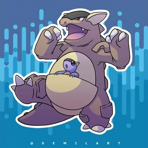 Pokémon | First Generation | Kangaskhan | Time Lapse Drawing