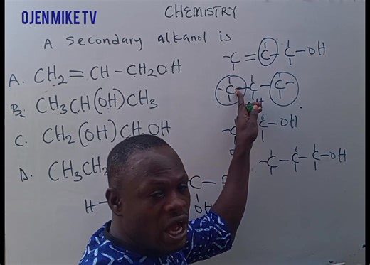 Different types of alkanol #alkanol #highschool | Ojen Mike online chemistry