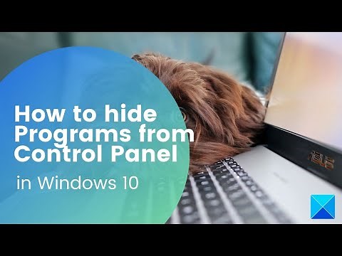 How to hide Programs from Control Panel in Windows 10