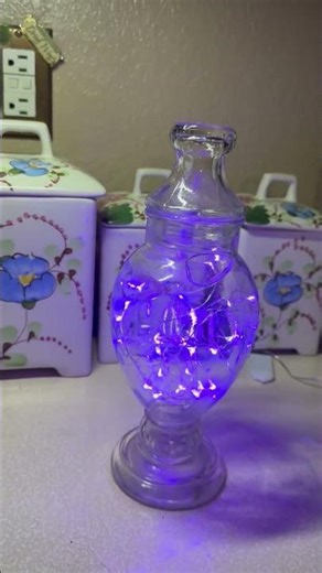 Beautiful Purple Fairy Lights! I put them in candy dishes 12 Pack Fairy Lights Battery Operated Stri