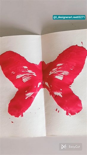 butterfly paint🎨#kiddrawing #designerart #viralpage #shortvideo