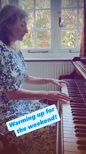 When I was growing up, we had instruments stuffed in every corner of the house…guitars, banjos, a harmonium, grand piano (the one I’m playing!) and a pianola. I learned many songs from piano rolls, this is one, don’t know what it’s called so if you do please let me know! It’s one of my wake up warm ups. #Weekend #warmupexercise #pianola #piano #kategarnermusic | Kate Garner