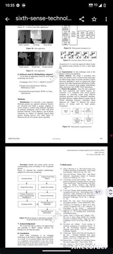 Sixth Sense Technology : A Brief Literary Survey