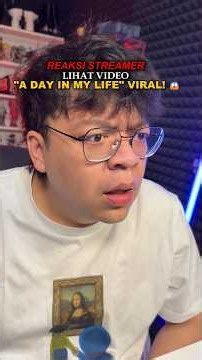 Reaksi Streamer Lihat Video "A Day in My Life" Viral! 😱#shorts