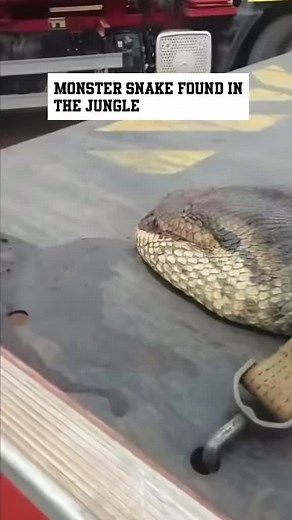Discover the Huge Snake Encounter in the Jungle