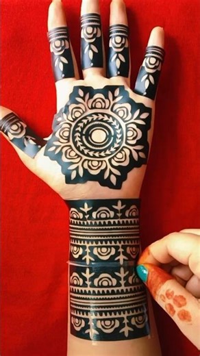 affordable mehandi stickers| mehandi design| mehandi stencils #shorts #mehndi ‪@MehandiArtForYou‬