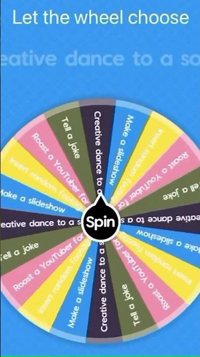 Let the wheel decide