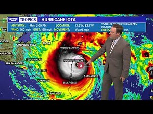 Monday evening tropical update: Hurricane Iota is close to landfall as major hurricane