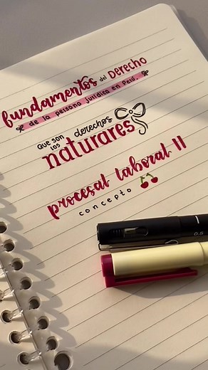 Ideas de títulos largos para apuntes bonitos 🍒📚🫶🏼