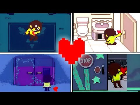 Everytime Kris Rips the Player Soul Out in Deltarune Chapter 1-4