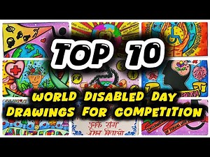 World Disabled Day Drawing | World Handicapped Day Drawing | International Day of Disabled Person