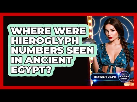 Where Were Hieroglyph Numbers Seen In Ancient Egypt?