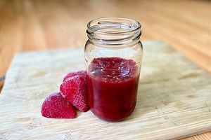 Strawberry Compote using Frozen Strawberries | 3 Ingredient Topping | Quick and Easy Fruit Compote