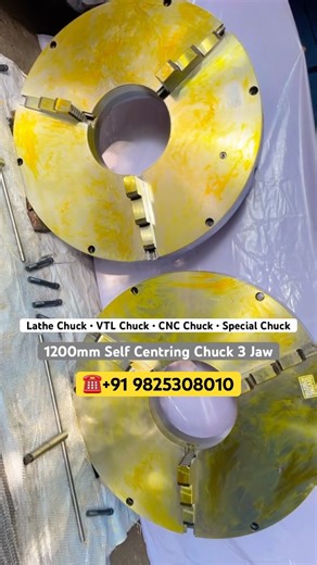 1200mm Self Centring Chuck 3 Jaw | +91 9825308010 #specialchuck #vtlchuck #lathechuck #cncchuck
