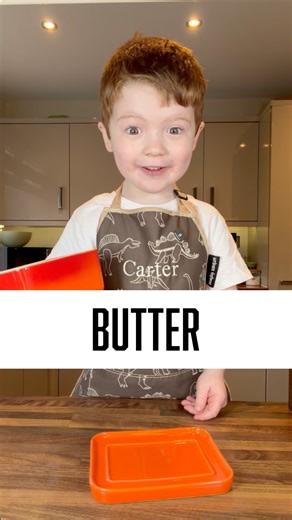 First time making butter! I think it was a success! 😊 🧈 What flavour should I do next? • #kids #chef #toddler #food #cheflife @kitchenaid_uk | Cooking with Carter