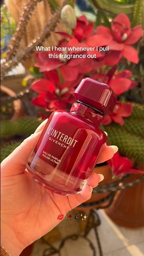Givenchy L’interdit rouge ultime ‪@givenchybeauty‬ ❤️ #perfume #fragrance