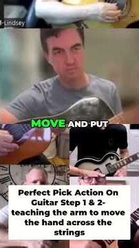 Perfect Pick Action On Guitar Steps 1 & 2 #shorts