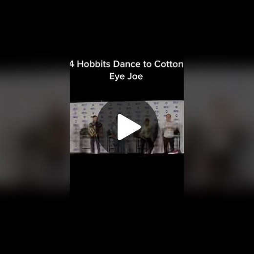 4 Hobbits Dance to Cotton Eye Joe